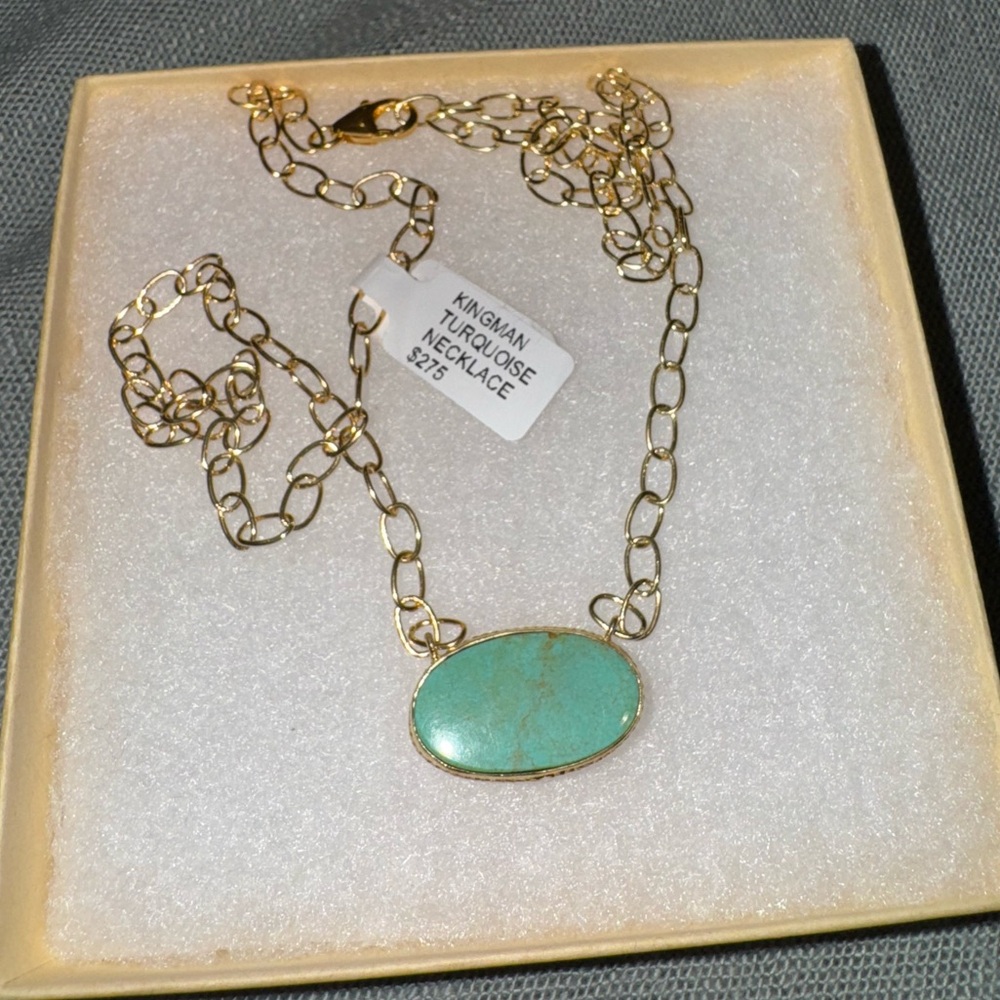 Gold and Turquoise Necklace